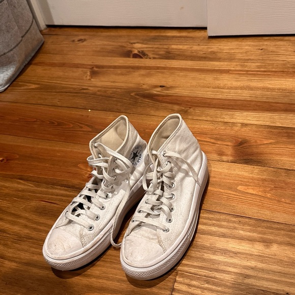 platform white converse - Picture 1 of 4